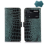 Custodia per telefono in pelle di vacchetta di coccodrillo, For Xiaomi Redmi Note 11E / 10 5G, For Xiaomi Poco M4 Pro 4G, For Xiaomi Poco X4 Pro 5G