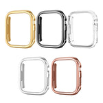 Custodia protettiva per orologio cavo elettrolitico per PC, For Apple Watch Series 9 / 8 / 7 41mm, For Apple Watch Series 9 / 8 / 7 45mm