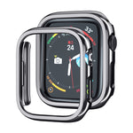 Custodia protettiva per orologio cavo elettrolitico per PC, For Apple Watch Series 9 / 8 / 7 41mm, For Apple Watch Series 9 / 8 / 7 45mm