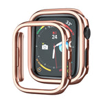 Custodia protettiva per orologio cavo elettrolitico per PC, For Apple Watch Series 9 / 8 / 7 41mm, For Apple Watch Series 9 / 8 / 7 45mm