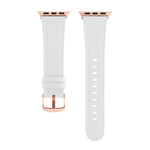 Cinturino in vera pelle a vita piccola per Apple Watch Series, 7 41mm / 6&SE&5&4 40mm / 3&2&1 38mm, 7 45mm / 6&SE&5&4 44mm / 3&2&1 42mm