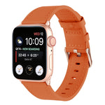 Cinturino in vera pelle a vita piccola per Apple Watch Series, 7 41mm / 6&SE&5&4 40mm / 3&2&1 38mm, 7 45mm / 6&SE&5&4 44mm / 3&2&1 42mm