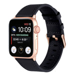 Cinturino in vera pelle a vita piccola per Apple Watch Series, 7 41mm / 6&SE&5&4 40mm / 3&2&1 38mm, 7 45mm / 6&SE&5&4 44mm / 3&2&1 42mm