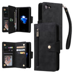 Custodia portafoglio in pelle a tre pieghe per iPhone 7/8/SE 2020