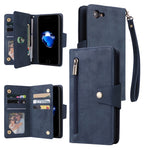 Custodia portafoglio in pelle a tre pieghe per iPhone 7/8/SE 2020