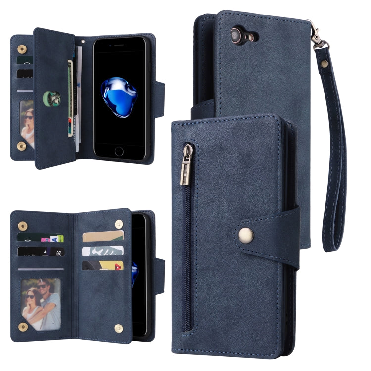 Custodia portafoglio in pelle a tre pieghe per iPhone 7/8/SE 2020
