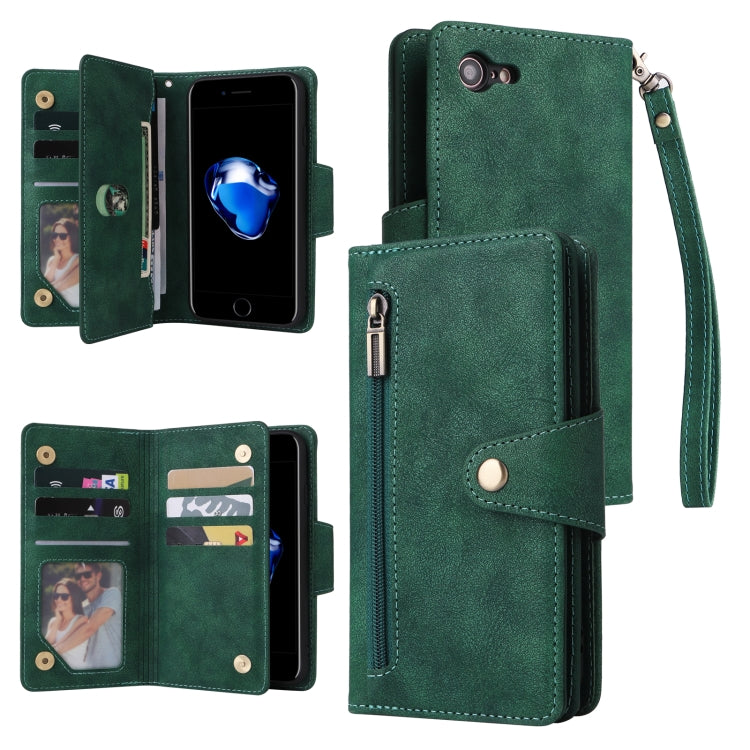 Custodia portafoglio in pelle a tre pieghe per iPhone 7/8/SE 2020