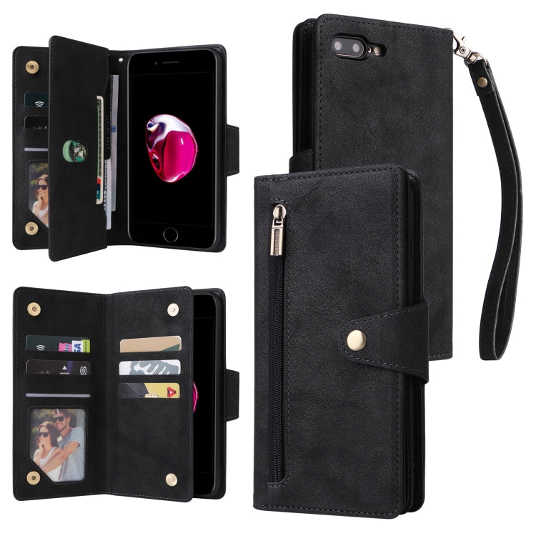 Custodia portafoglio in pelle a tre pieghe per iPhone 7/8/SE 2020
