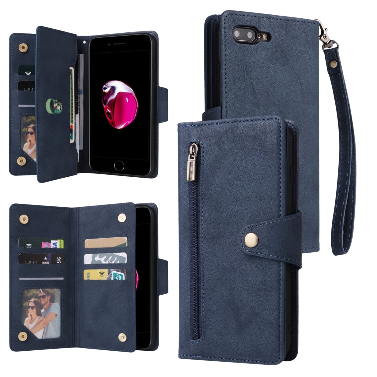 Custodia portafoglio in pelle a tre pieghe per iPhone 7/8/SE 2020