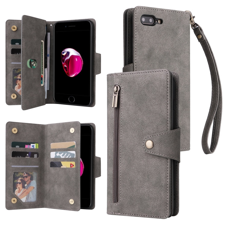 Custodia portafoglio in pelle a tre pieghe per iPhone 7/8/SE 2020