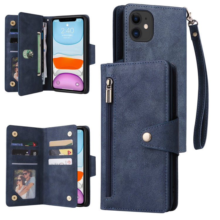 Custodia portafoglio in pelle a tre pieghe per iPhone 7/8/SE 2020