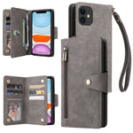 Custodia portafoglio in pelle a tre pieghe per iPhone 7/8/SE 2020