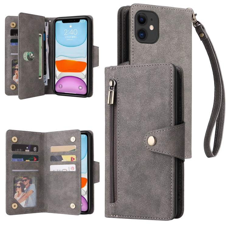 Custodia portafoglio in pelle a tre pieghe per iPhone 7/8/SE 2020