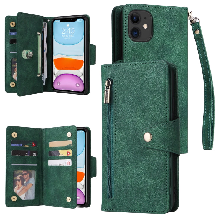 Custodia portafoglio in pelle a tre pieghe per iPhone 7/8/SE 2020