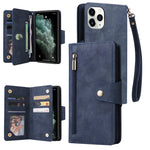 Custodia portafoglio in pelle a tre pieghe per iPhone 7/8/SE 2020