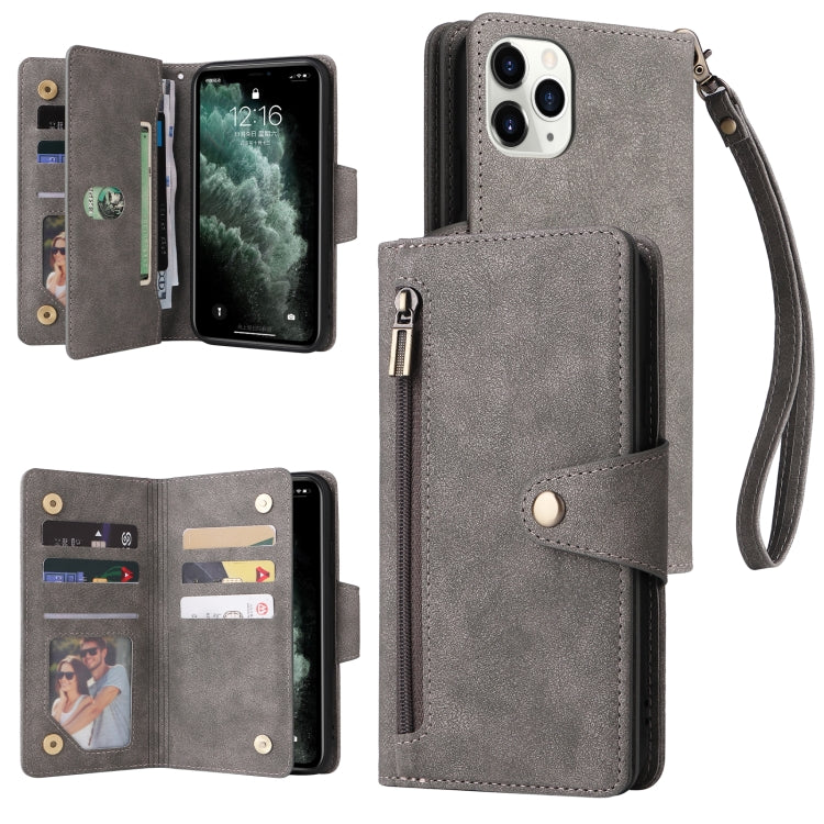 Custodia portafoglio in pelle a tre pieghe per iPhone 7/8/SE 2020
