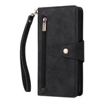 Custodia portafoglio in pelle 9 carte per iPhone 12 mini