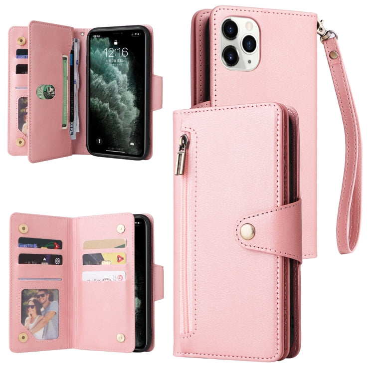 Custodia portafoglio in pelle 9 carte per iPhone XR