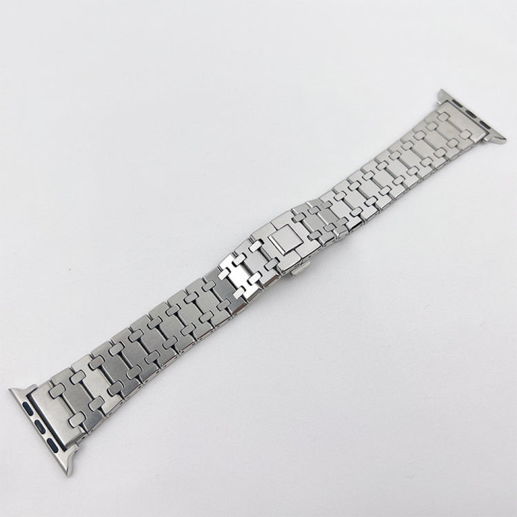 Cinturino in metallo Oak Three Strains per Apple Watch Series, 7 41mm / 6&SE&5&4 40mm / 3&2&1 38mm, 7 45mm / 6&SE&5&4 44mm / 3&2&1 42mm