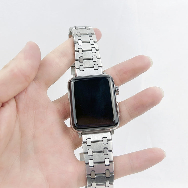 Cinturino in metallo Oak Three Strains per Apple Watch Series, 7 41mm / 6&SE&5&4 40mm / 3&2&1 38mm, 7 45mm / 6&SE&5&4 44mm / 3&2&1 42mm