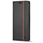 LC.IMEEKE Custodia per telefono in pelle con vibrazione in fibra di carbonio, For Xiaomi 11T / 11T Pro, For Xiaomi Mi 11 Lite, For Xiaomi Poco X4 Pro 5G, For Xiaomi Poco X3 NFC / Poco X3 Pro, For Xiaomi Redmi Note 11 Pro China                          ...