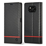 LC.IMEEKE Custodia per telefono in pelle con vibrazione in fibra di carbonio, For Xiaomi 11T / 11T Pro, For Xiaomi Mi 11 Lite, For Xiaomi Poco X4 Pro 5G, For Xiaomi Poco X3 NFC / Poco X3 Pro, For Xiaomi Redmi Note 11 Pro China                          ...
