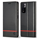 LC.IMEEKE Custodia per telefono in pelle con vibrazione in fibra di carbonio, For Xiaomi 11T / 11T Pro, For Xiaomi Mi 11 Lite, For Xiaomi Poco X4 Pro 5G, For Xiaomi Poco X3 NFC / Poco X3 Pro, For Xiaomi Redmi Note 11 Pro China                          ...
