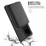 Custodia portafoglio in PU con cerniera per Galaxy Note10