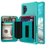 Custodia portafoglio in PU con cerniera per Galaxy Note10