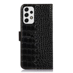 Custodia per telefono in pelle di vacchetta di coccodrillo, For Samsung Galaxy A23 4G, For Samsung Galaxy A33 5G, For Samsung Galaxy A53 5G, For Samsung Galaxy A73 5G