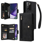 Rivetto Fibbia 9 carte Custodia per telefono in pelle a tre pieghe, For Samsung Galaxy Note10 Lite, For Samsung Galaxy Note10+, For Samsung Galaxy Note20 Ultra, For Samsung Galaxy S8
