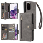 Rivetto Fibbia 9 carte Custodia per telefono in pelle a tre pieghe, For Samsung Galaxy S10+, For Samsung Galaxy S10e, For Samsung Galaxy S20, For Samsung Galaxy S20 FE 5G