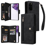 Rivetto Fibbia 9 carte Custodia per telefono in pelle a tre pieghe, For Samsung Galaxy S20+, For Samsung Galaxy S21 5G, For Samsung Galaxy S21 FE 5G, For Samsung Galaxy S21+