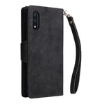 Rivetto Fibbia 9 carte Custodia per telefono in pelle a tre pieghe, For Samsung Galaxy A02, For Samsung Galaxy A03S 166mm, For Samsung Galaxy A10, For Samsung Galaxy A10s