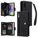 Rivetto Fibbia 9 carte Custodia per telefono in pelle a tre pieghe, For Samsung Galaxy A52 5G, For Samsung Galaxy A70/A70S, For Samsung Galaxy A71, For Samsung Galaxy A71 5G