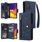 Rivetto Fibbia 9 carte Custodia per telefono in pelle a tre pieghe, For Samsung Galaxy A72, For Samsung Galaxy A82, For Samsung Galaxy Note9, For Samsung Galaxy Note10