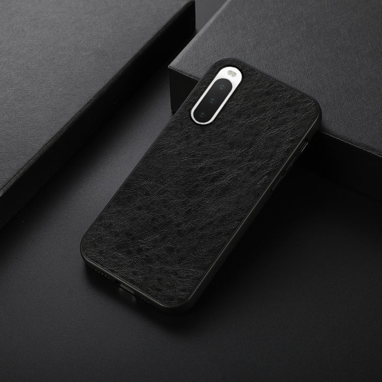 Custodia per telefono in pelle antiurto con texture Crazy Horse, For Sony Xperia 10 IV, For Sony Xperia Ace III