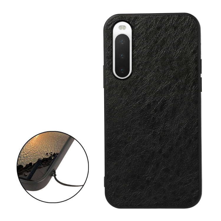 Custodia per telefono in pelle antiurto con texture Crazy Horse, For Sony Xperia 10 IV, For Sony Xperia Ace III