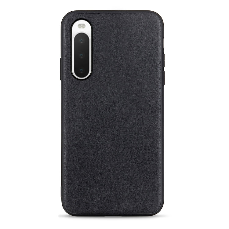 Custodia per telefono in pelle con trama di pecora, For Sony Xperia 10 IV, For Sony Xperia Ace III