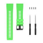 Cinturino in silicone con fibbia nera per Garmin Forerunner 35