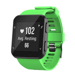 Cinturino in silicone con fibbia nera per Garmin Forerunner 35