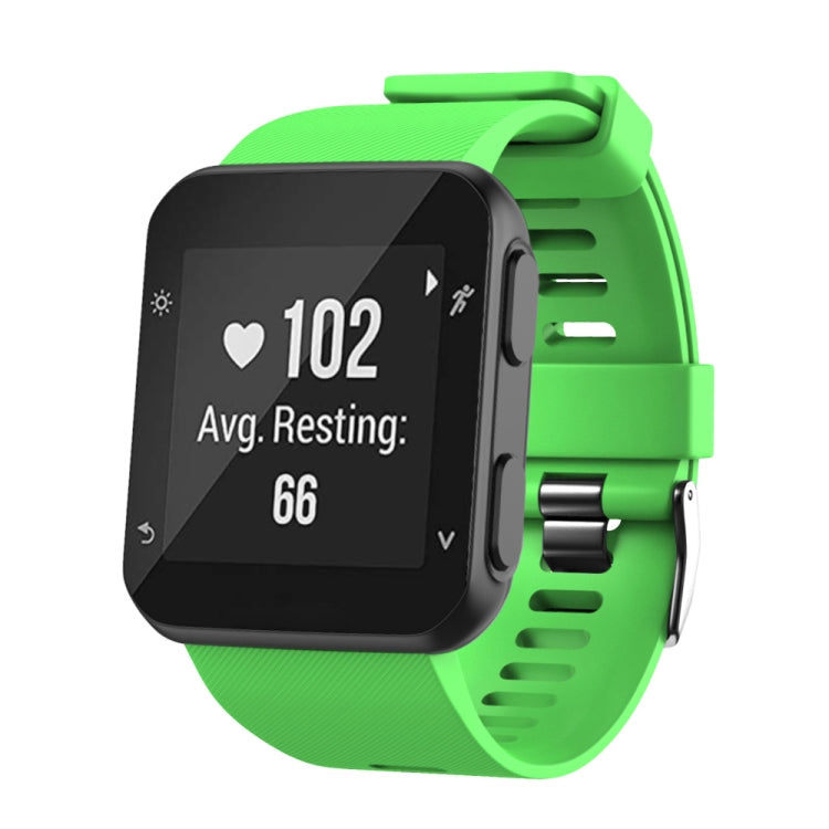 Cinturino in silicone con fibbia nera per Garmin Forerunner 35