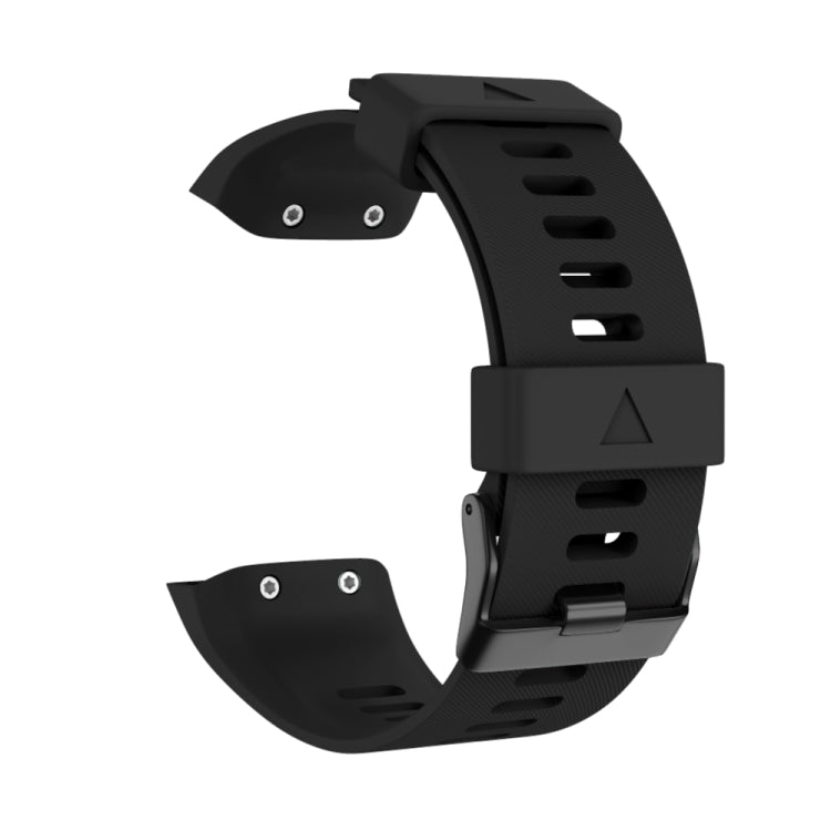 Cinturino in silicone con fibbia nera per Garmin Forerunner 35