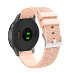 Cinturino per orologio in silicone con fibbia in argento butterato per Huawei Watch / Samsung Galaxy Watch, 20mm, 22mm