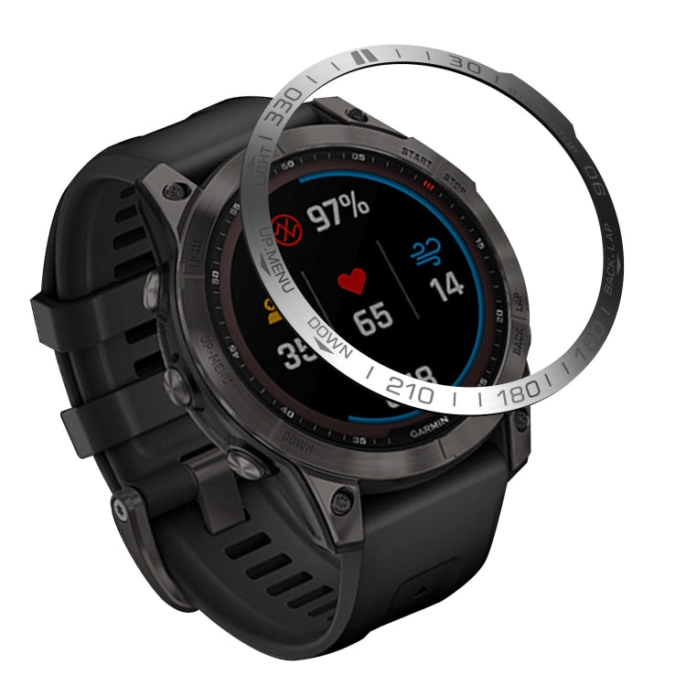 Copertura dell'anello della lunetta del quadrante dello smartwatch, For Garmin Fenix 7, For Garmin Fenix 7S