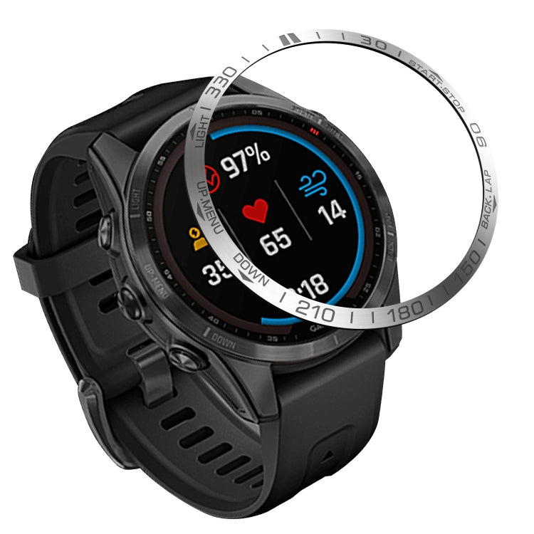 Copertura dell'anello della lunetta del quadrante dello smartwatch, For Garmin Fenix 7, For Garmin Fenix 7S
