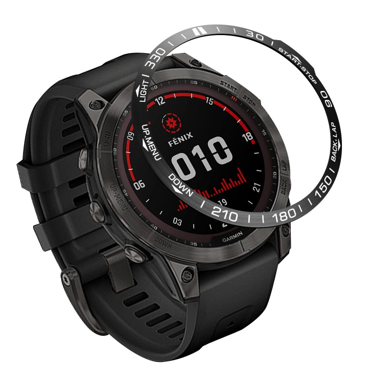 Copertura dell'anello della lunetta del quadrante dello smartwatch, For Garmin Fenix 7X