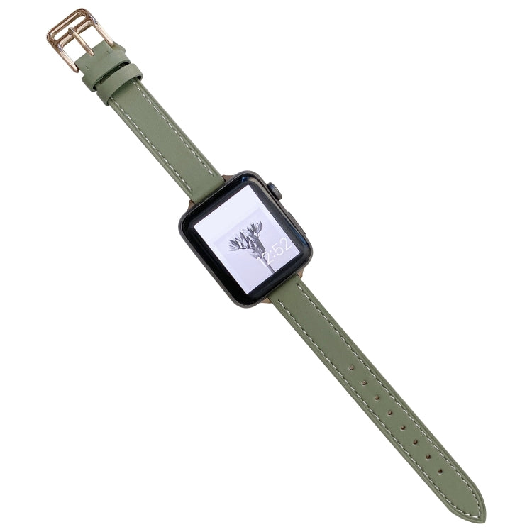 Cinturino in pelle liscia per Apple Watch 38-45mm
