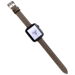 Cinturino in pelle liscia per Apple Watch 38-45mm