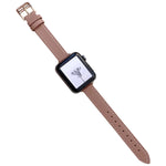 Cinturino in pelle liscia per Apple Watch 38-45mm